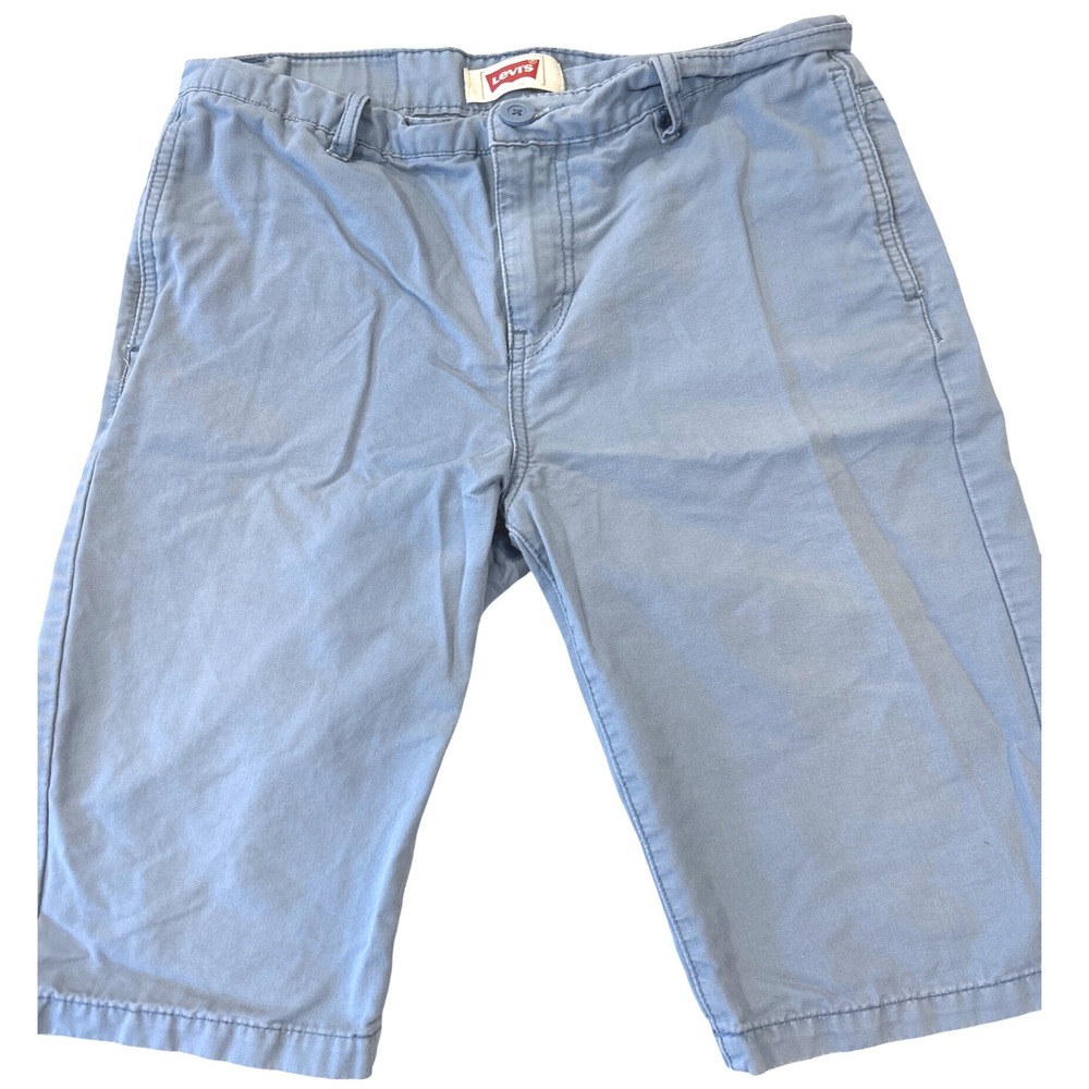 Levi Strauss Co‎ Kids Boys 18 Chino Shorts Light Blue Reg W29